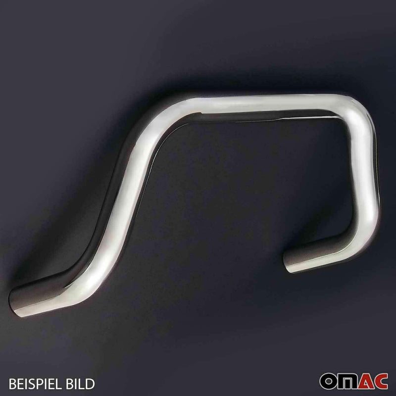 Protezione anteriore per Nissan Navara 2005-2010 ø76mm acciaio argento 