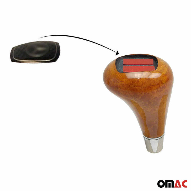 Pomello del cambio per Mercedes W202 C208 C209 W210 W211 W220 castagna senza emblema 