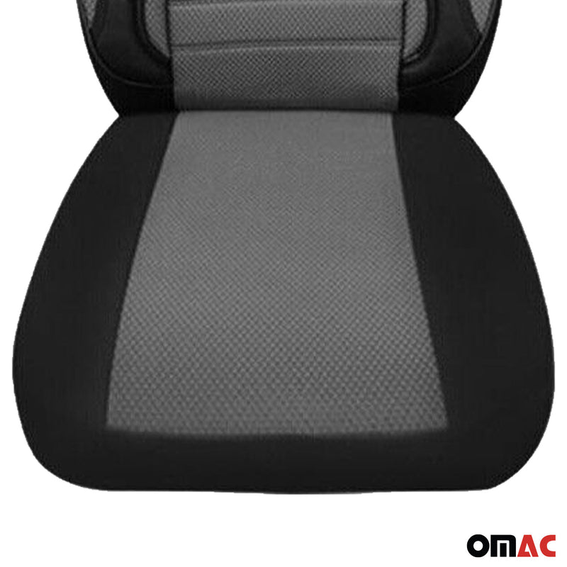 Coprisedili per Renault Clio Grigio Nero set 2 posti anteriori