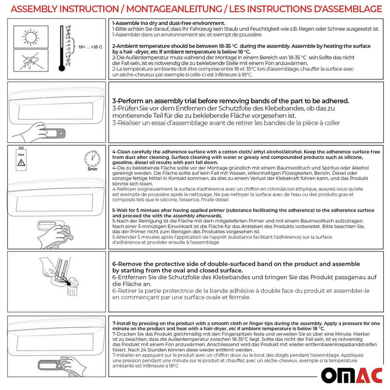 Apriporta posteriore per VW Caddy 2003-2015 doppia porta in acciaio inox cromato 