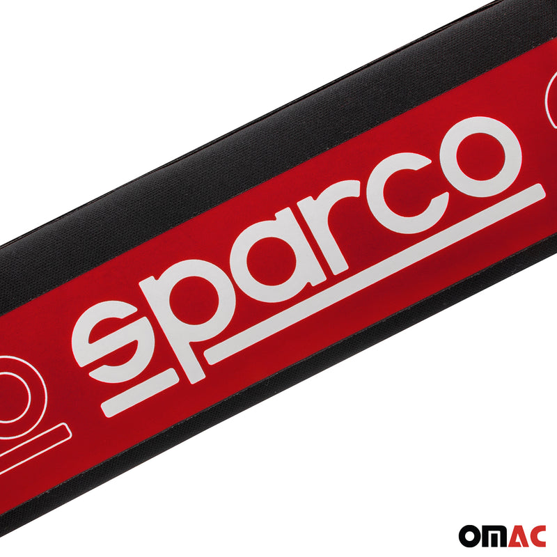 Protezione per cintura SPARCO, protezione per cintura di sicurezza, protezione per cintura di sicurezza per auto, rossa, 2 pezzi