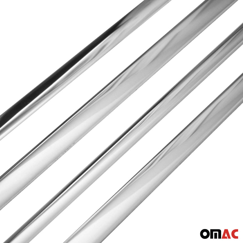 Strisce laterali per porte, strisce di protezione per porte per VW Jetta 2010-2018 in acciaio inox 4x 