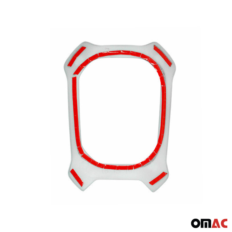 Cornice pomello cambio per Jeep Renegade 2014-2024 Cromata ABS Argento 1 pz