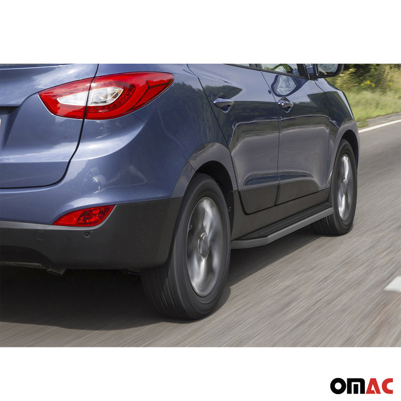 Minigonne laterali per pedane laterali per Hyundai ix35 2010-2015 ABE Alu