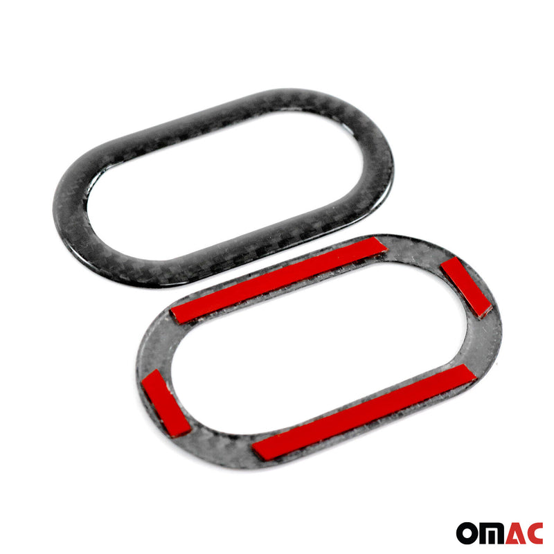 Cornice indicatore di direzione per Seat Mii Skoda Citigo VW Up in fibra di carbonio nera 2x