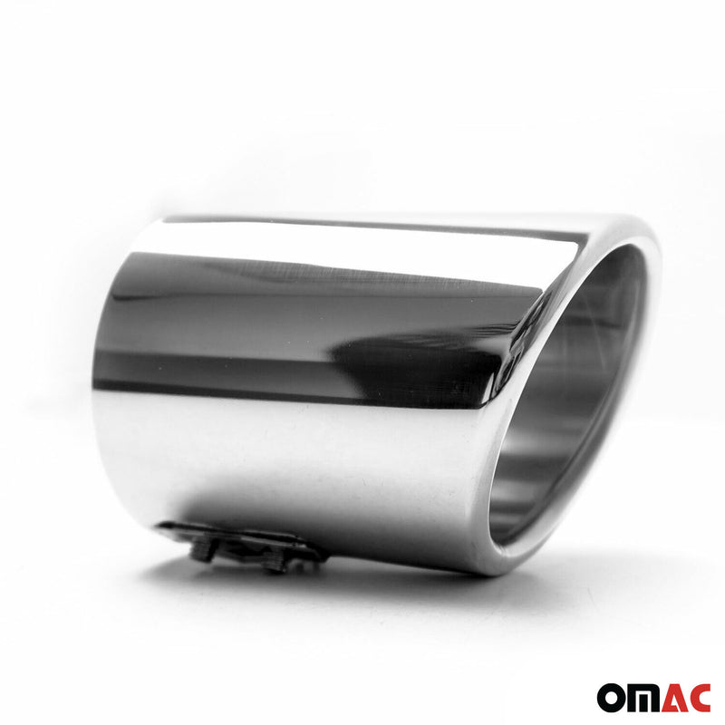 Terminale di scarico terminale per BMW Serie 3 E46 1998-2007 acciaio inox cromato 1 pezzo 