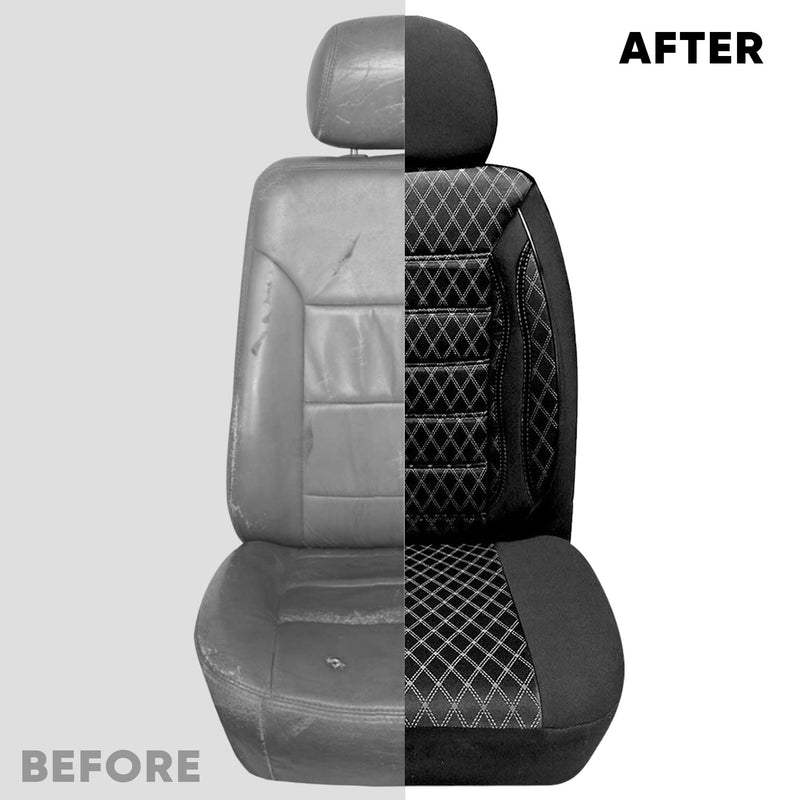 Coprisedili per Peugeot Bipper 2007-2024 Nero Set 2 posti anteriori