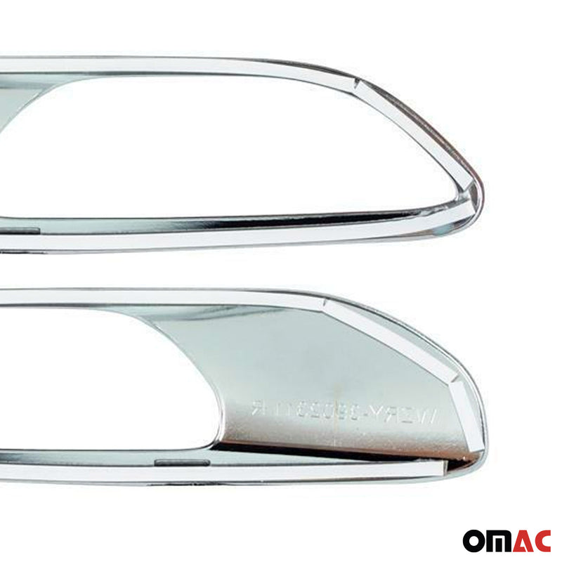 Copri fari anteriori per Jeep Renegade 2014-2024 cromati ABS 2x