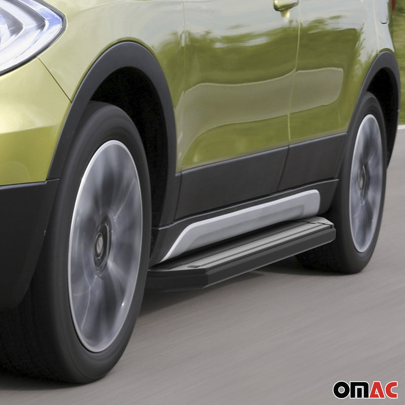 Pedane laterali per Suzuki SX4 2015-2025 ABE Nero Alluminio