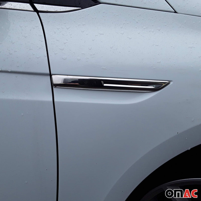 Striscia di protezione per portiera laterale, strisce per portiera per Renault Megane 2015-2020 Cromate 2x 