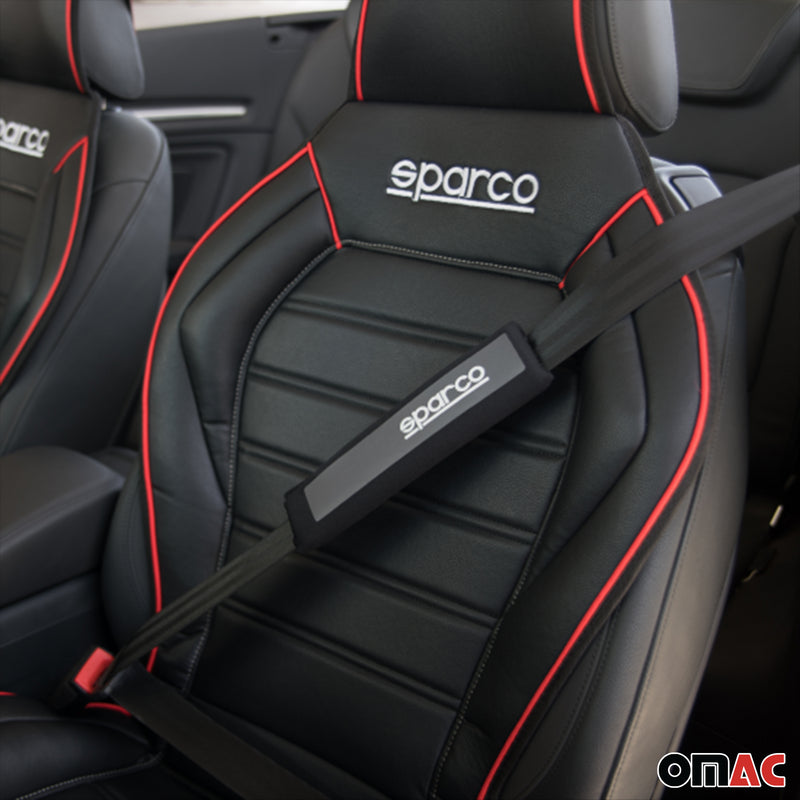 Coprivolante SPARCO Set di spalline coprivolante universali Nero Grigio