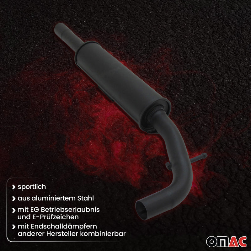 Silenziatore anteriore NOVUS Sport per silenziatore posteriore VW Lupo / Seat Arosa 1.4 