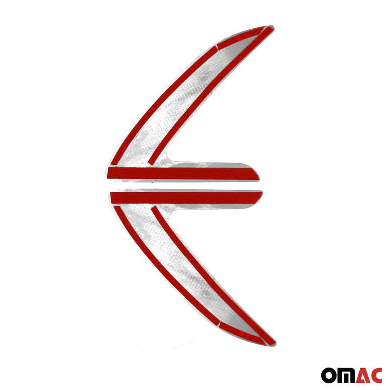 Striscia di protezione per portiera laterale per Renault Megane 3 2009-2016 in acciaio cromato 2x