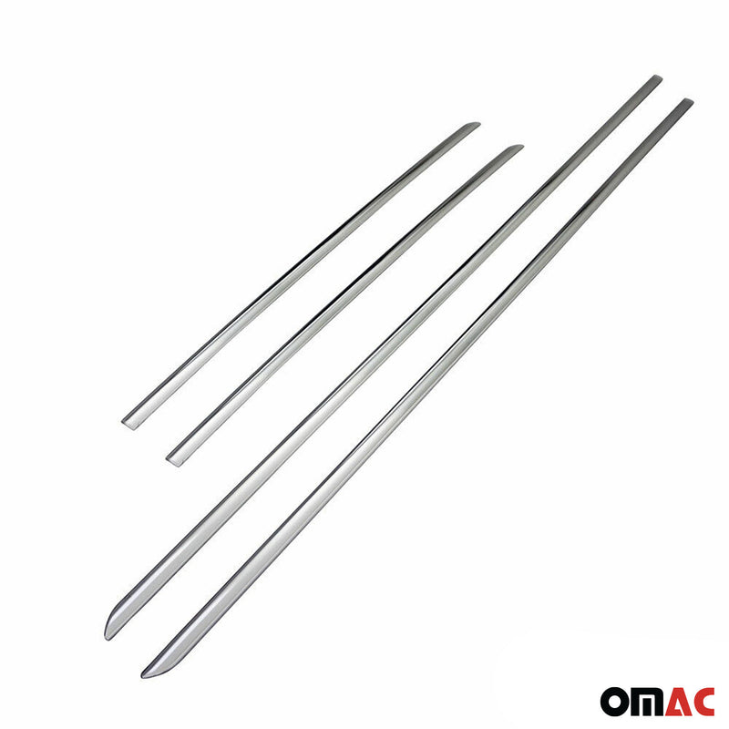 Striscia di protezione per portiera laterale, strisce per portiera per Nissan Micra 2010-2018 Cromate 4x 