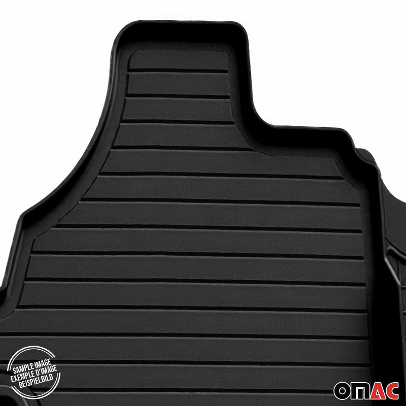 Tappetini in gomma neri per Nissan Qashqai J11 2014-2021, 4 pezzi 