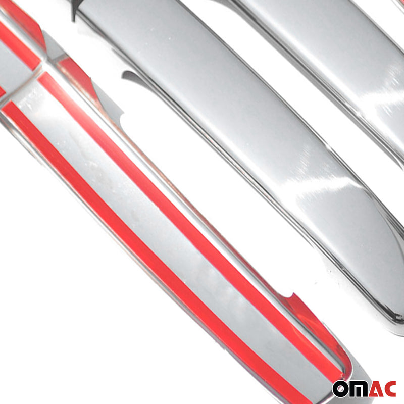 Copri maniglia porta, copri maniglia porta per Nissan Navara 2010-2015 4 porte in acciaio inox 8x 