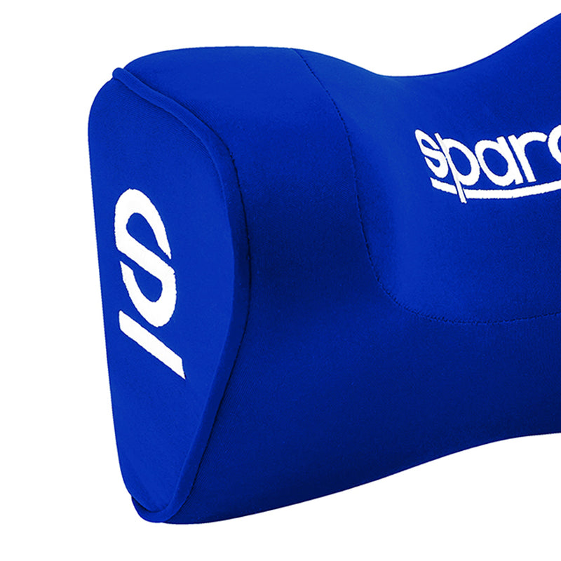 Cuscino cervicale ergonomico per auto in memory foam blu
