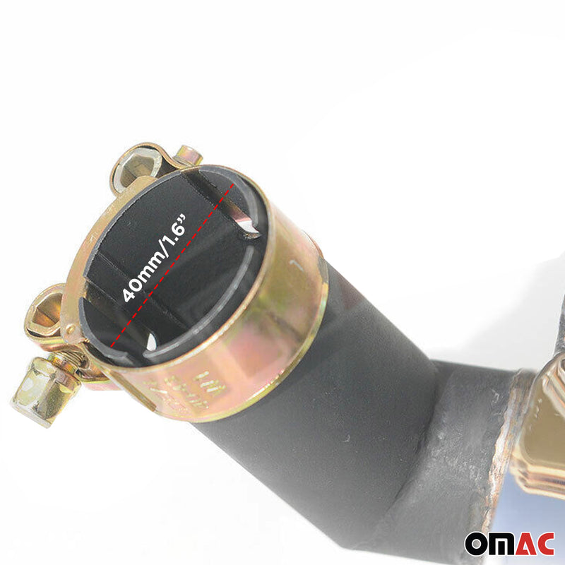 Terminale di scarico terminale per Smart ForTwo 1998-2007 acciaio inox cromato 1 pezzo 