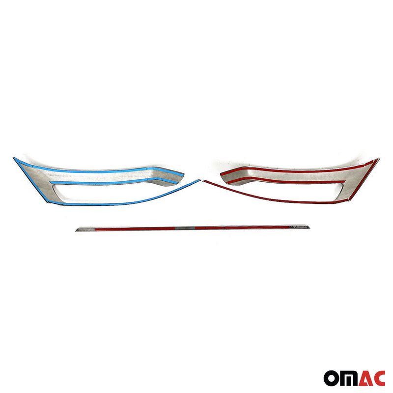 Diffusore paraurti, telaio di scarico per VW Passat B8.5 berlina 2019-2025 cromato 