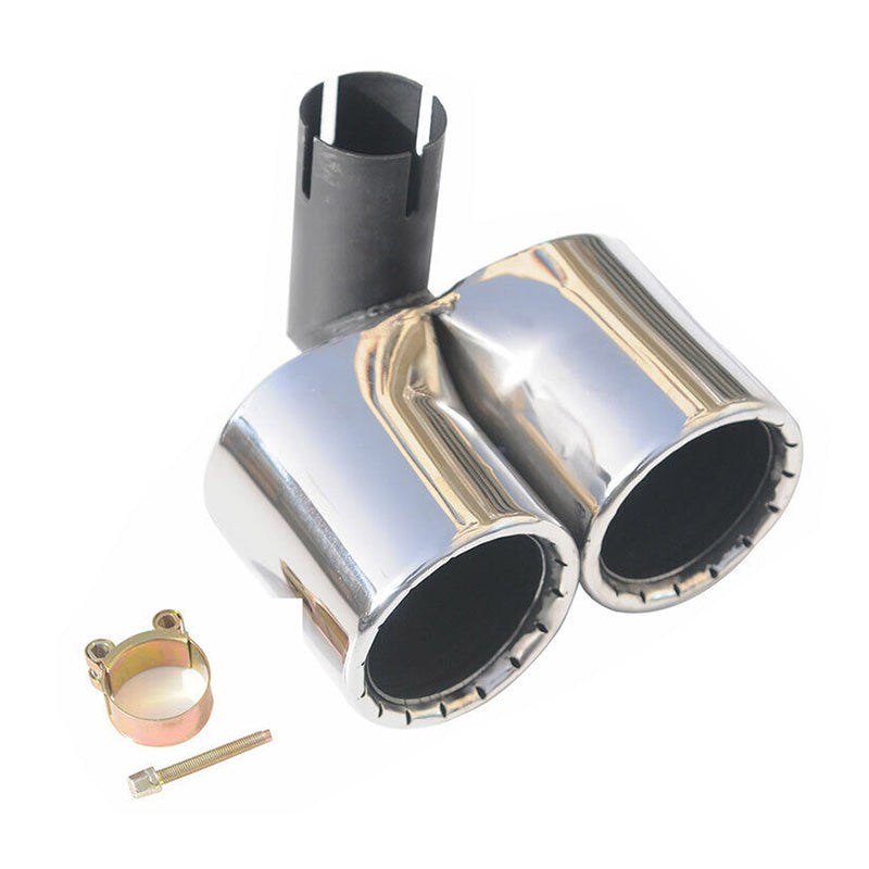 Terminale di scarico terminale per Smart ForTwo 1998-2007 acciaio inox cromato 1 pezzo 