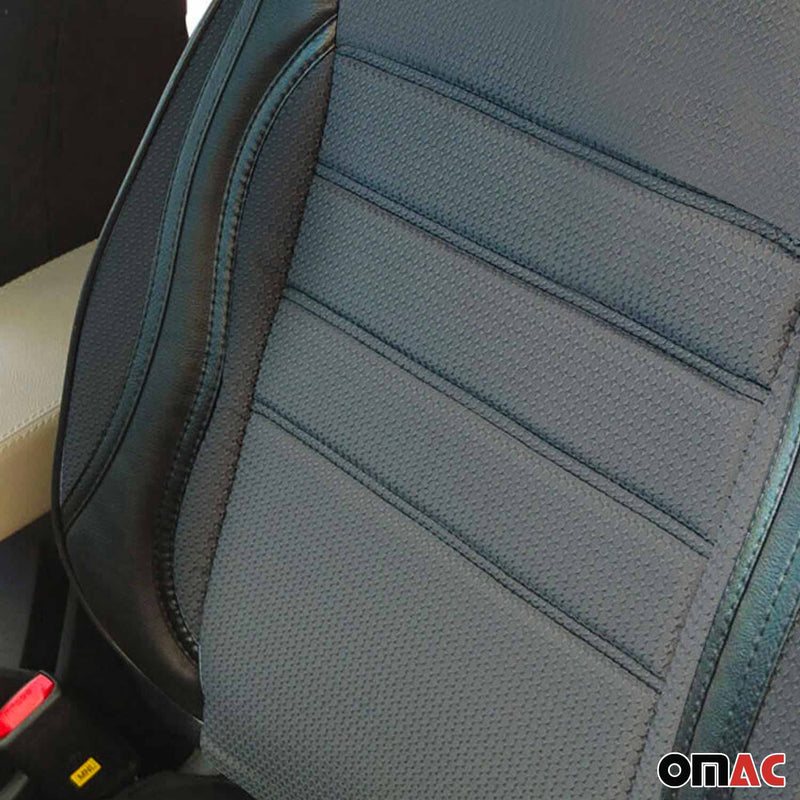 Coprisedili per Renault Clio Grigio Nero set 2 posti anteriori