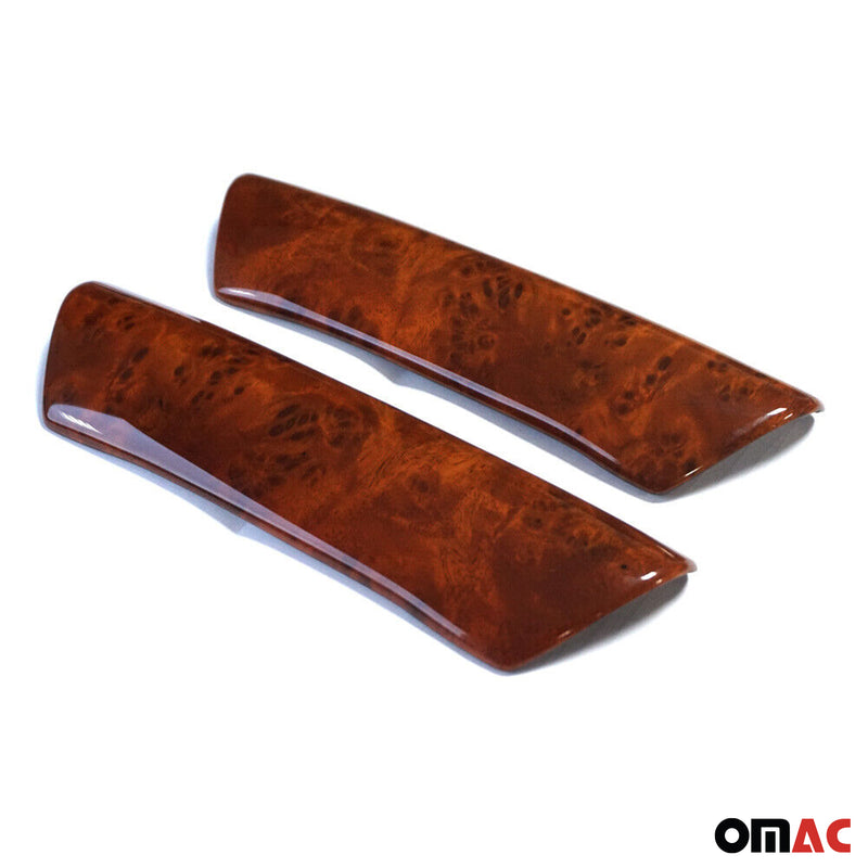 Pannello di rivestimento per maniglia interna della porta per VW Transporter T5 2003-2015 in radica, 2 pezzi 