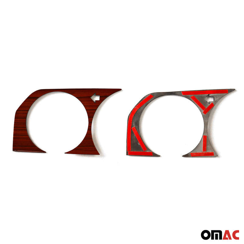 Copertura tachimetro telaio tachimetro pozzetto per Mercedes W201 1982-1993 Zebrano 