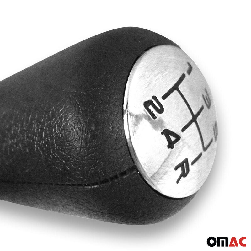 Pomello del cambio per Peugeot 206 1998-2013 5 marce in pelle sintetica nera 