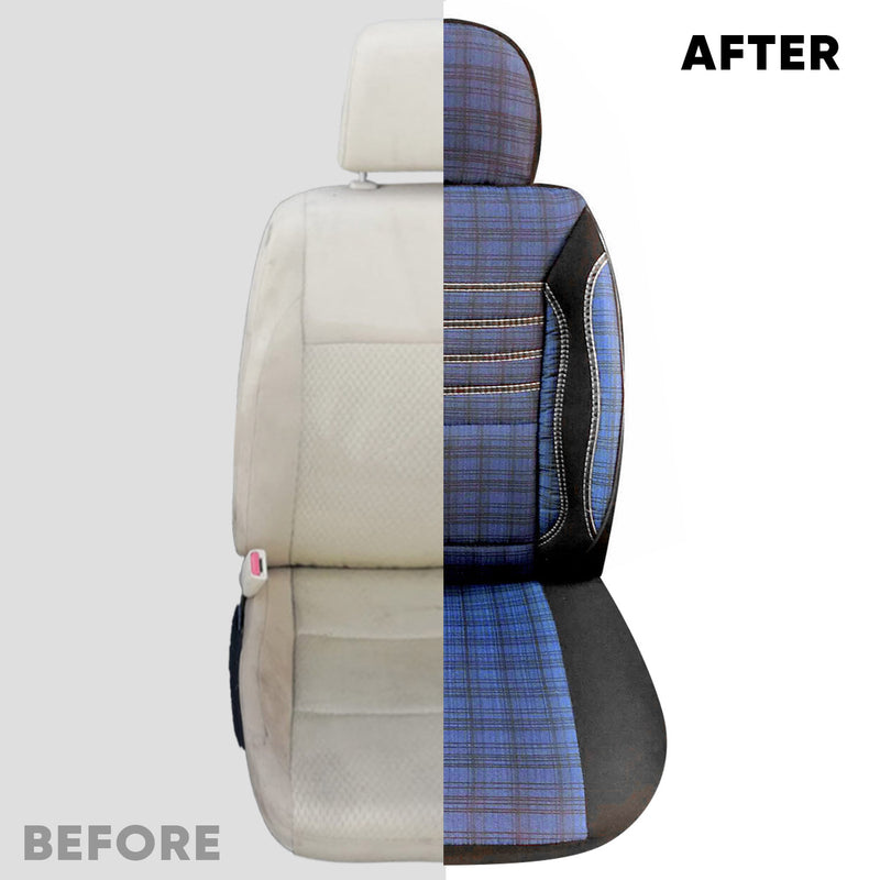 Coprisedili per Citroen Jumper 2006-2024 Nero Blu 2 posti anteriori