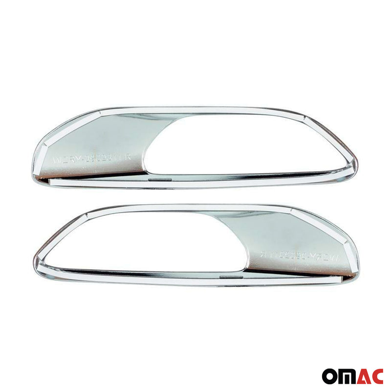 Copri fari anteriori per Jeep Renegade 2014-2024 cromati ABS 2x