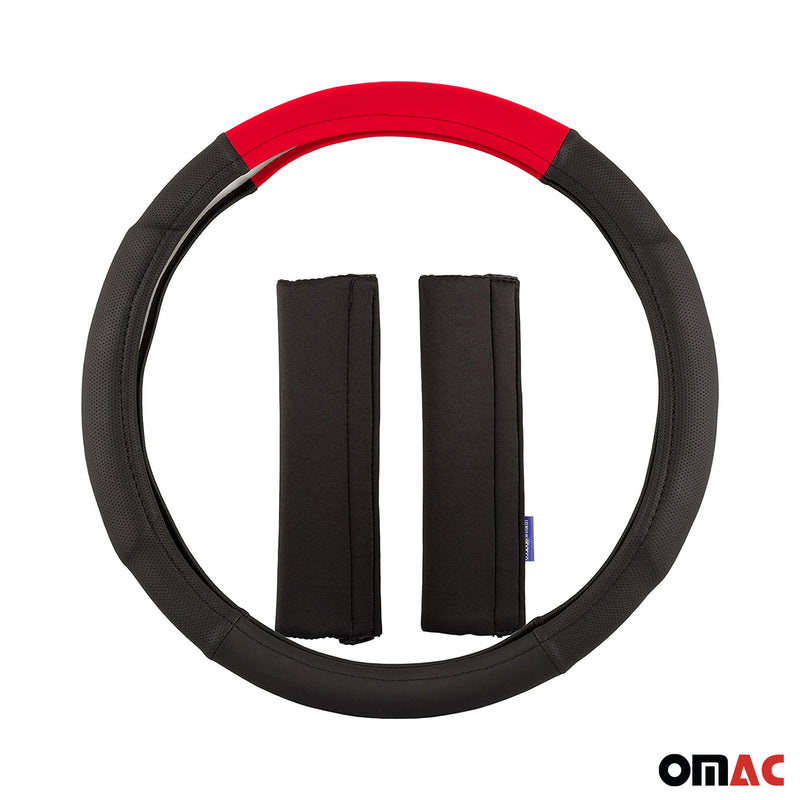 Coprivolante SPARCO Set di spalline coprivolante universali Nero Rosso