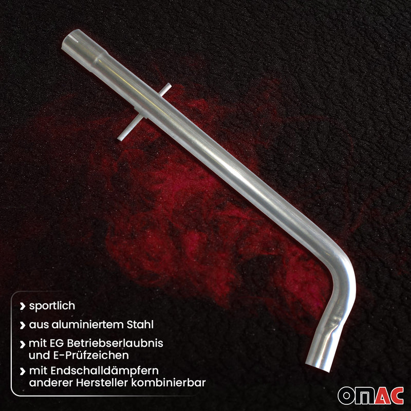 Silenziatore anteriore sportivo in acciaio inox NOVUS per VW Golf 7 1.4 TSI 90/92kw 