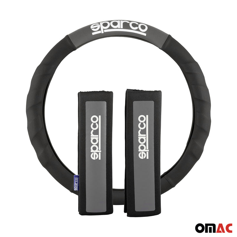 Coprivolante SPARCO Set di spalline coprivolante universali Nero Grigio