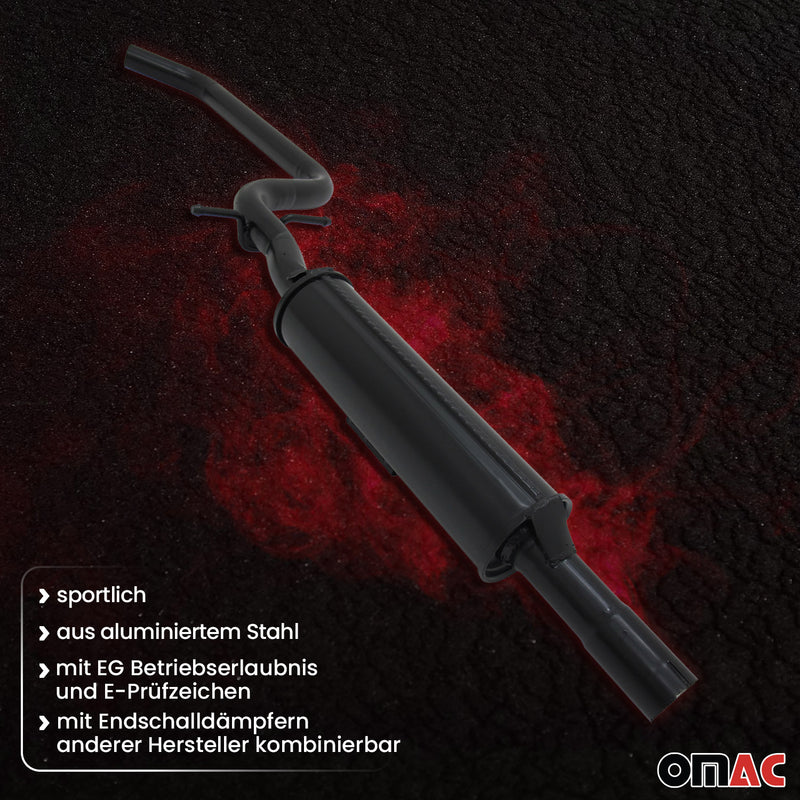 Silenziatore anteriore NOVUS Sport per A3 8P Leon 1P Golf 5 6 con omologazione CE 