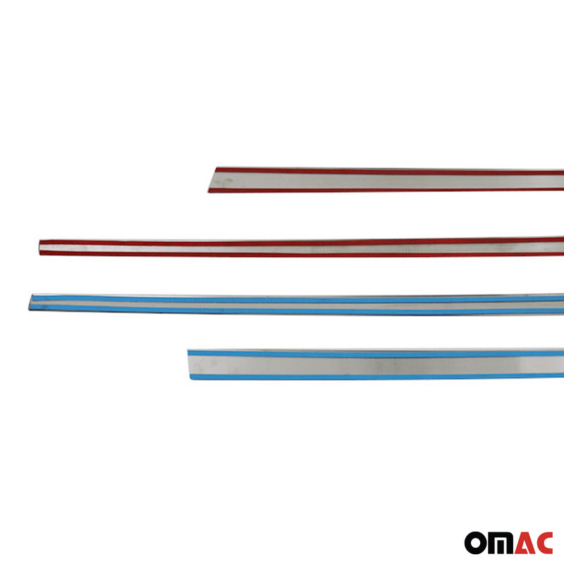 Striscia di protezione per porta laterale per DFSK Fengon 500 2020-2025 acciaio inossidabile cromato 4x
