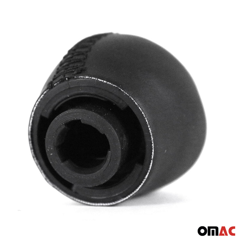 Pomello del cambio per Renault Fluence 2010-2025 6 marce in pelle sintetica nera