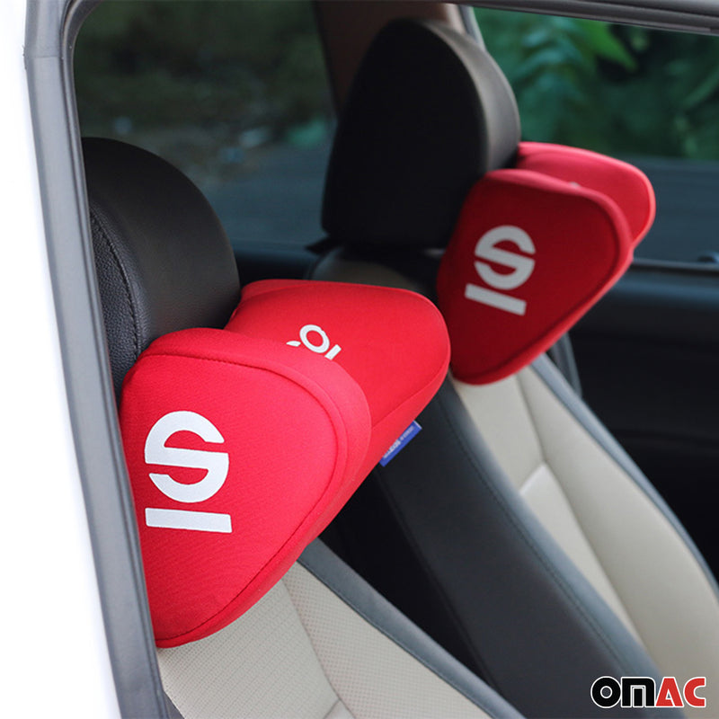 Cuscino poggiatesta auto Sparco Rosso
