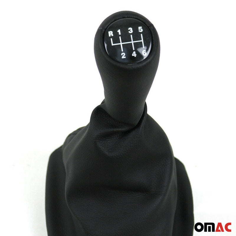 Pomello del cambio per BMW Serie 5 E39 1995-2004 5 marce in pelle sintetica nera