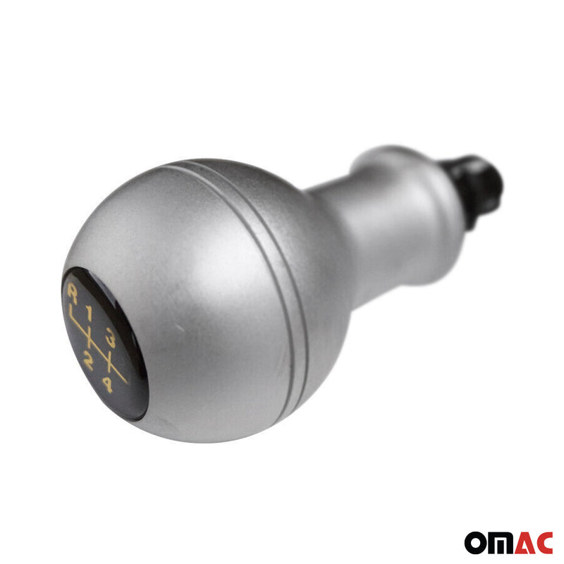 Pomello del cambio per VW Caddy Alltrack 2015-2025 5 marce in alluminio argento 