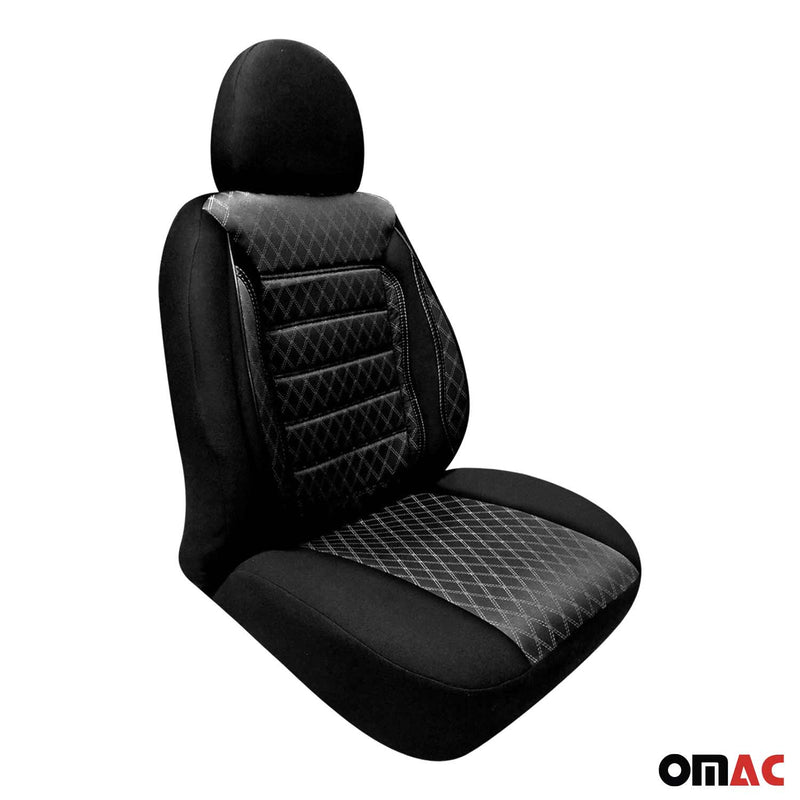 Coprisedili per Peugeot Boxer 2014-2025 Nero Set 2 posti anteriori