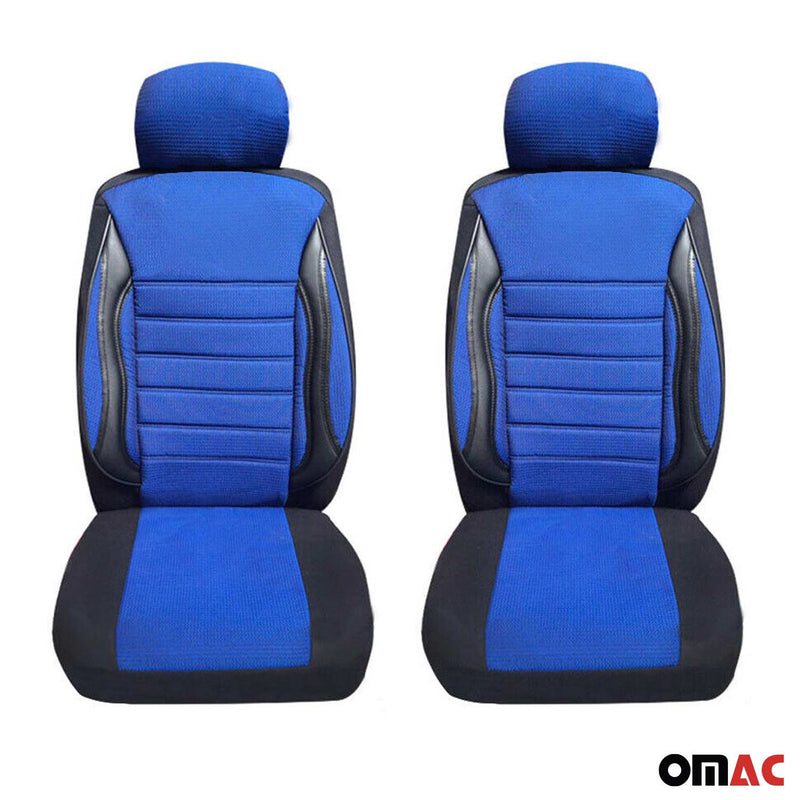 Coprisedili per Fiat Stilo Nero Blu set 2 posti anteriori