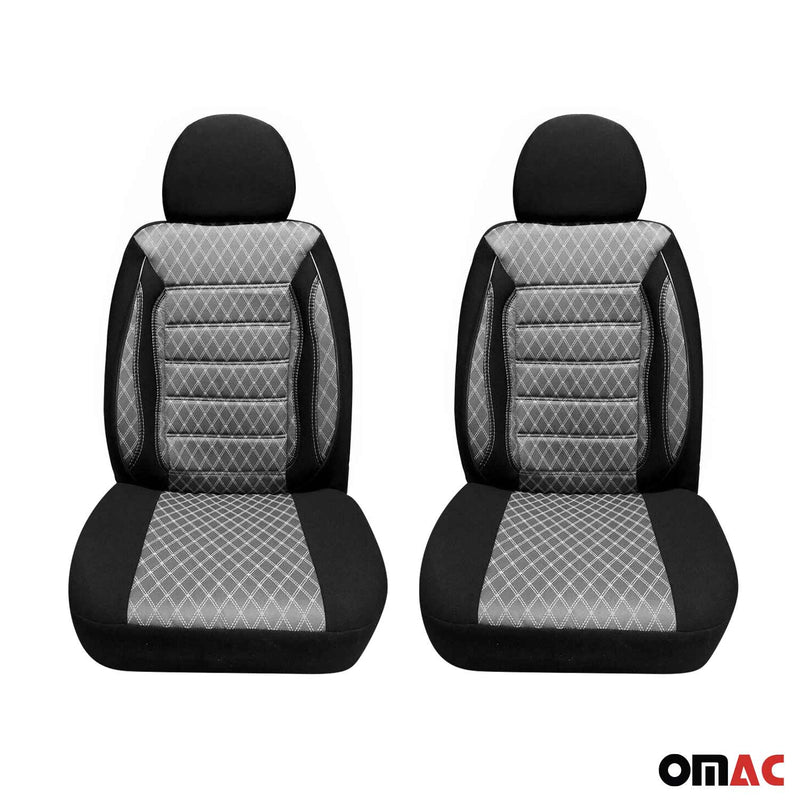 Coprisedili per Ford C-Max Ecosport Grigio Nero Set 2 posti anteriori