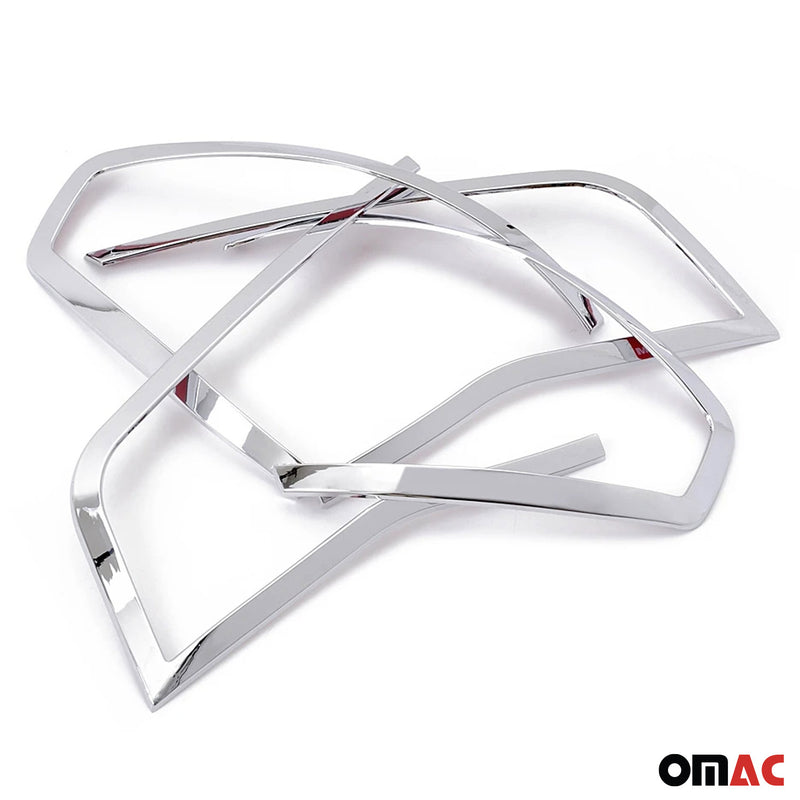 Strisce luci posteriori per Renault Koleos 2007-2015 cromate ABS argento 4 pezzi