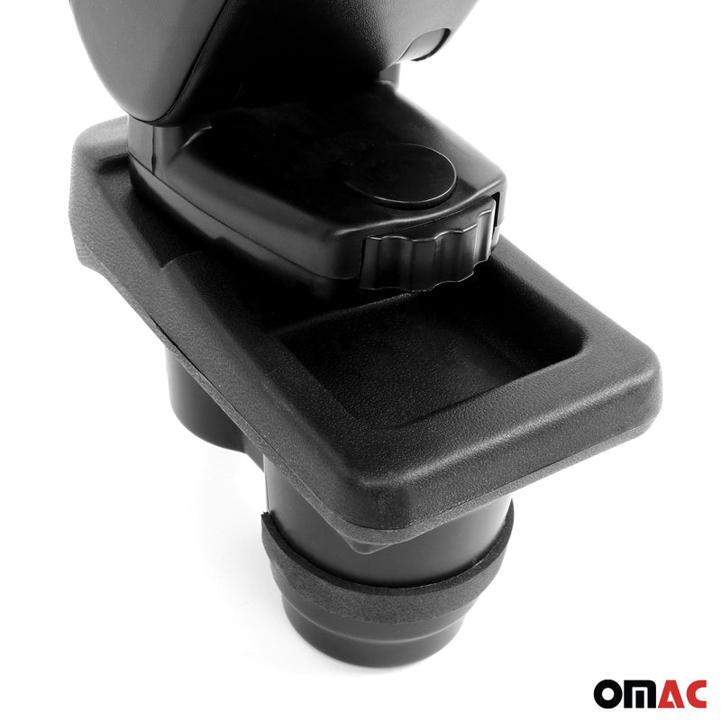 Bracciolo centrale per Dacia Duster 2 2018-2024 con adattatore ABS Nero