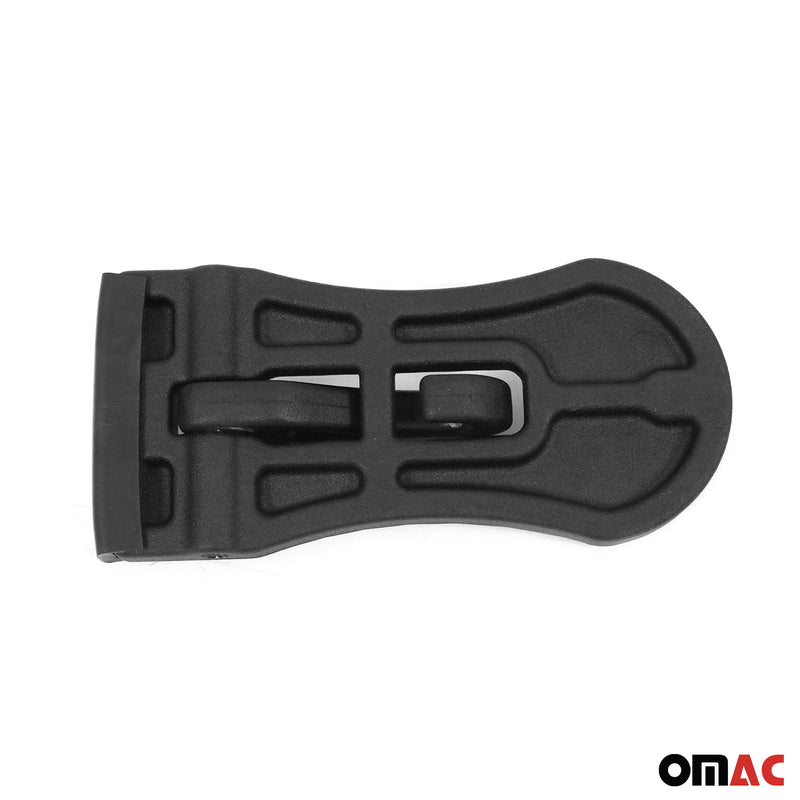 Poggiapiedi pieghevole per pedale porta per Jeep Patriot Renegade Wrangler Alu Nero 