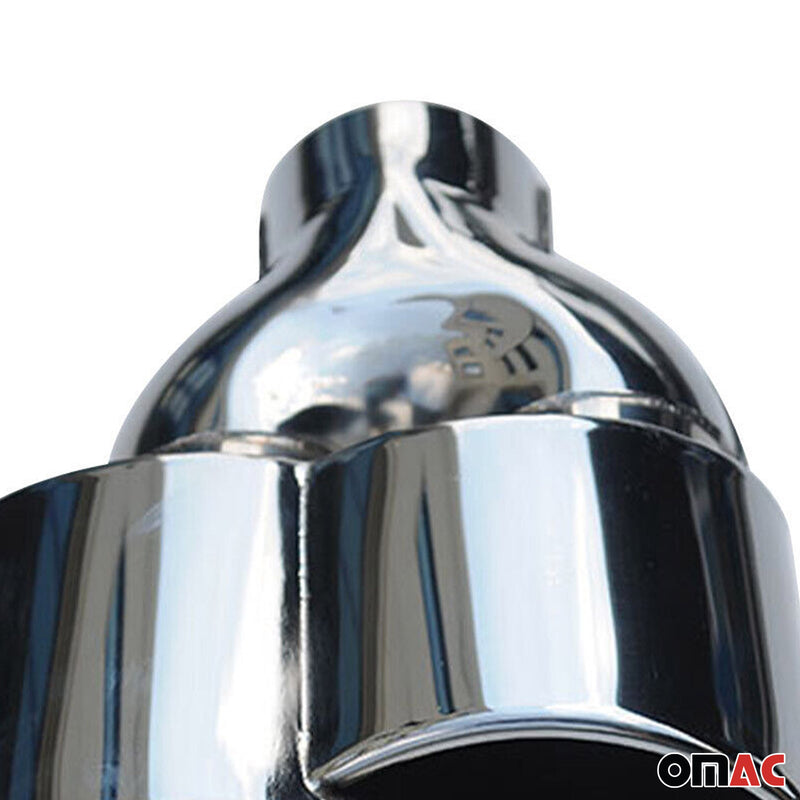 Terminale di scarico sportivo per BMW Serie 5 F10 Serie 6 F13 G32 in acciaio inox cromato (destro) 
