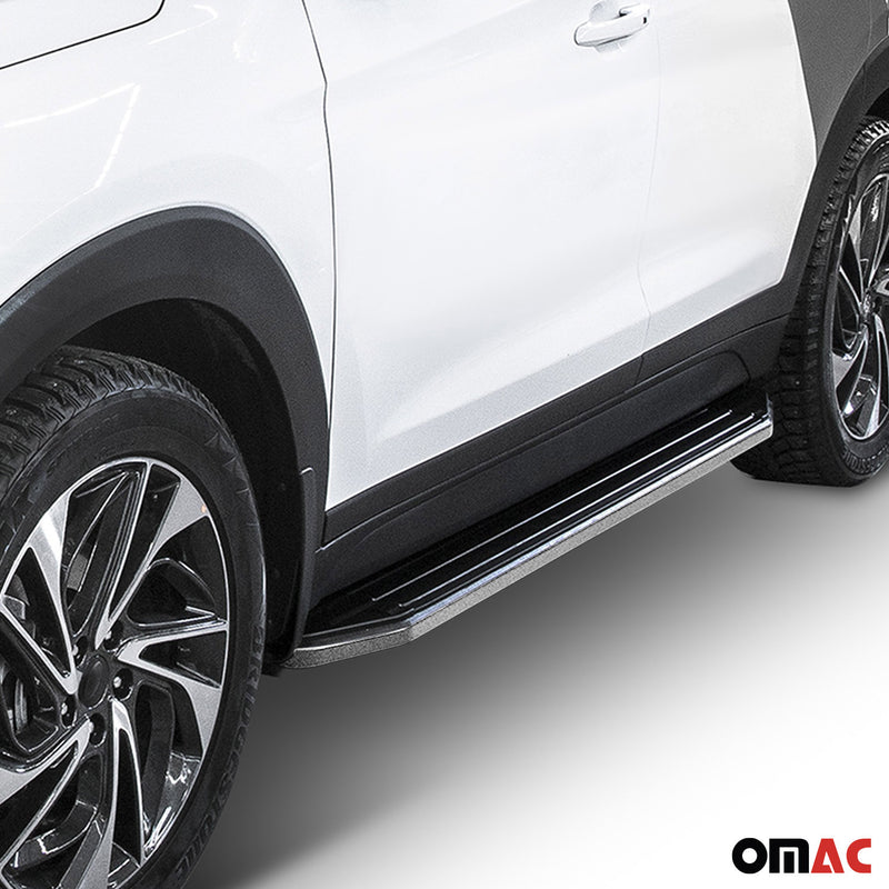 Minigonne laterali per pedane laterali per Hyundai Tucson 2015-2020 ABE Alu