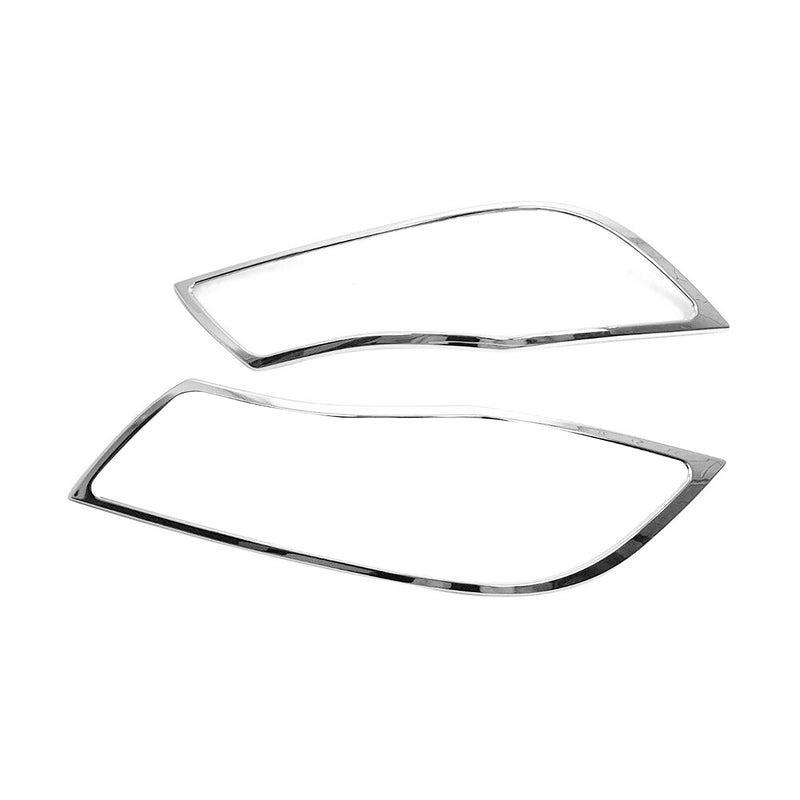 Cornice faro anteriore per BMW Serie 3 E90 2005-2013 Cromata ABS 2x 