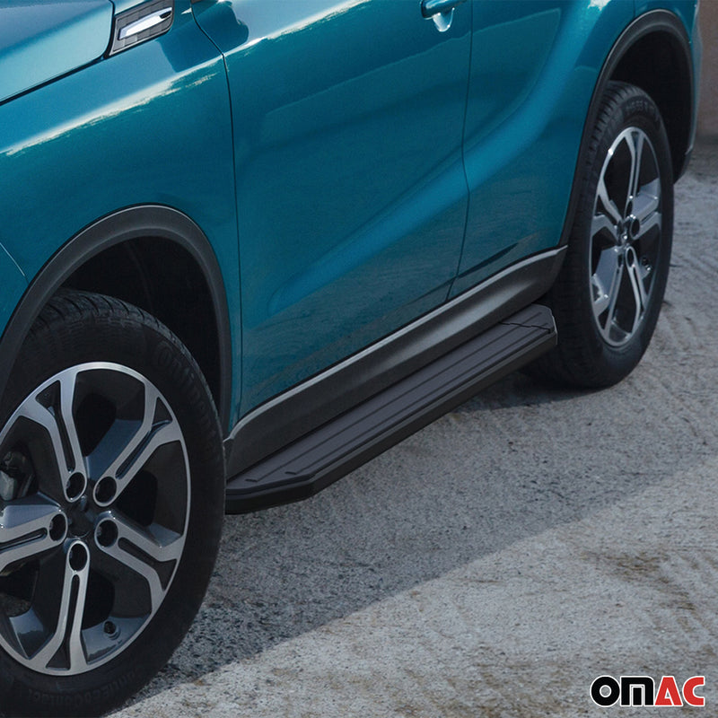 Pedane laterali per Suzuki Vitara 2015-2024 alluminio nero ABE