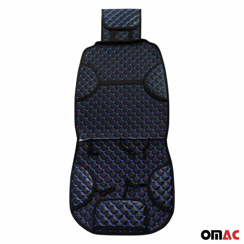 Coprisedile per Chevrolet Captiva Cruze Aveo in similpelle nero blu 